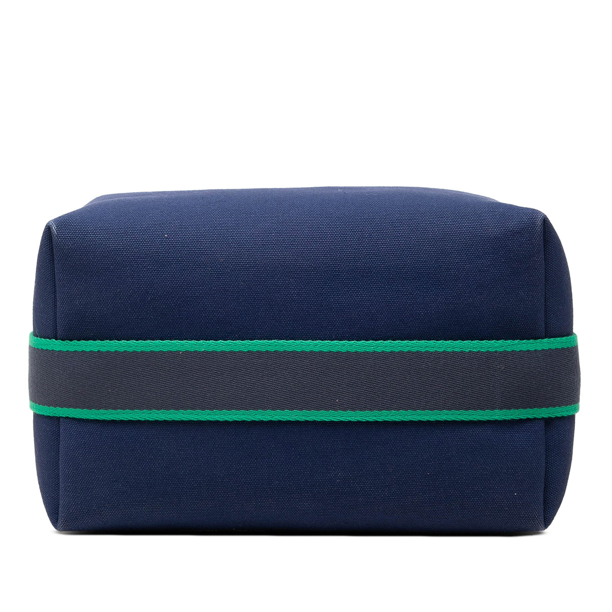 Hermès Small Toile Bride A Brac Case — Blue