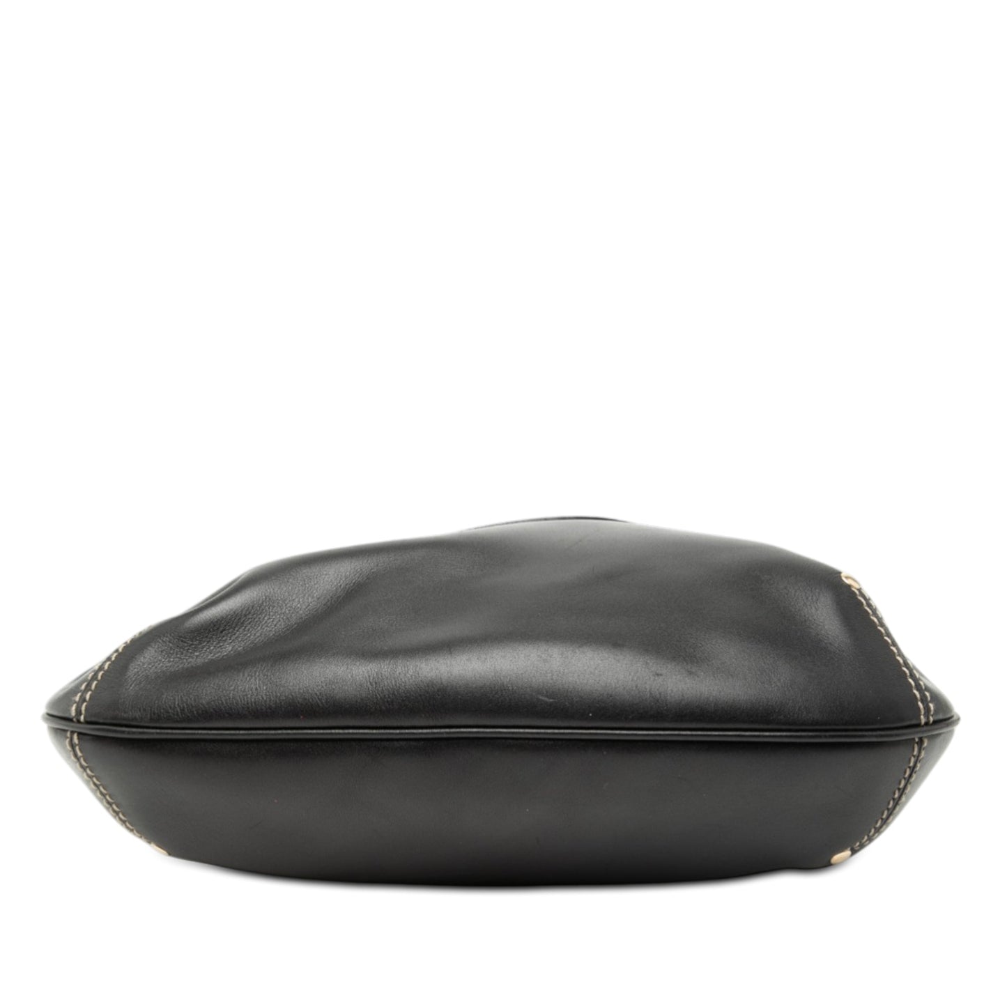 Leather Hysteria Crest Shoulder Bag