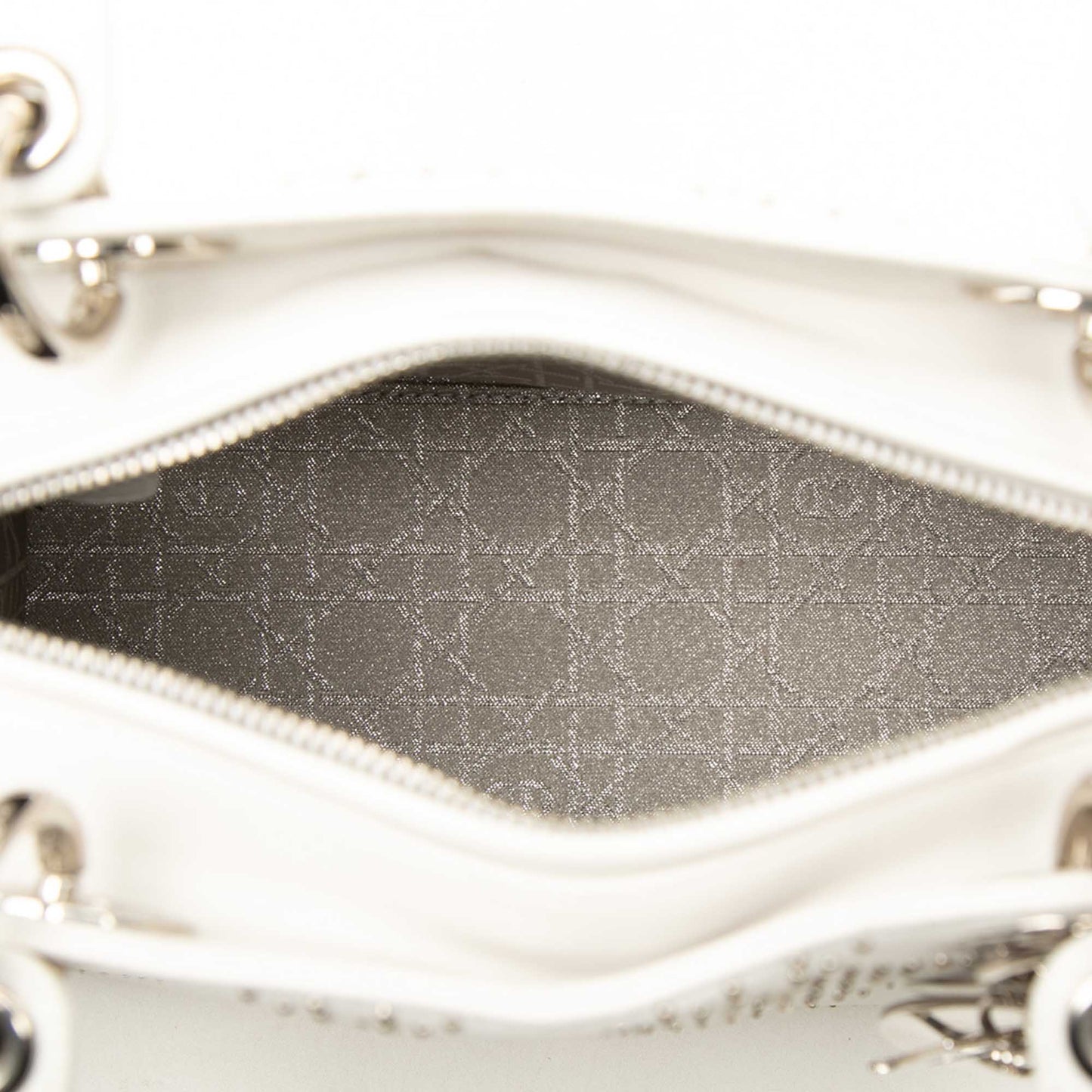 Dior Medium Calfskin Studded Lady Dior