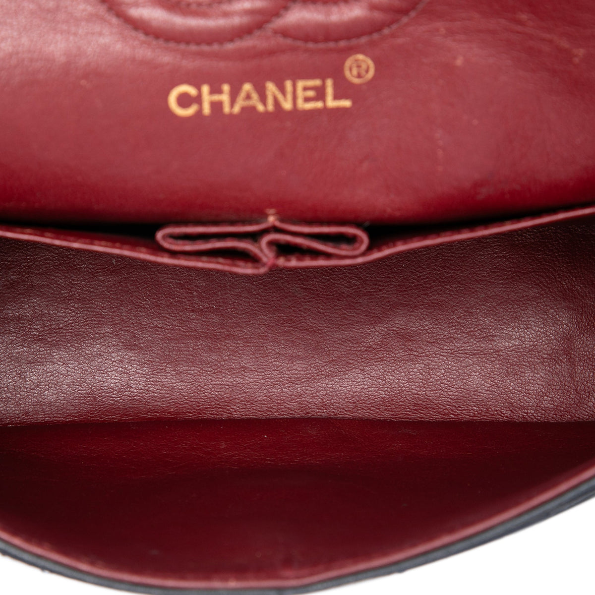 Chanel Small Classic Lambskin Double Flap — Black