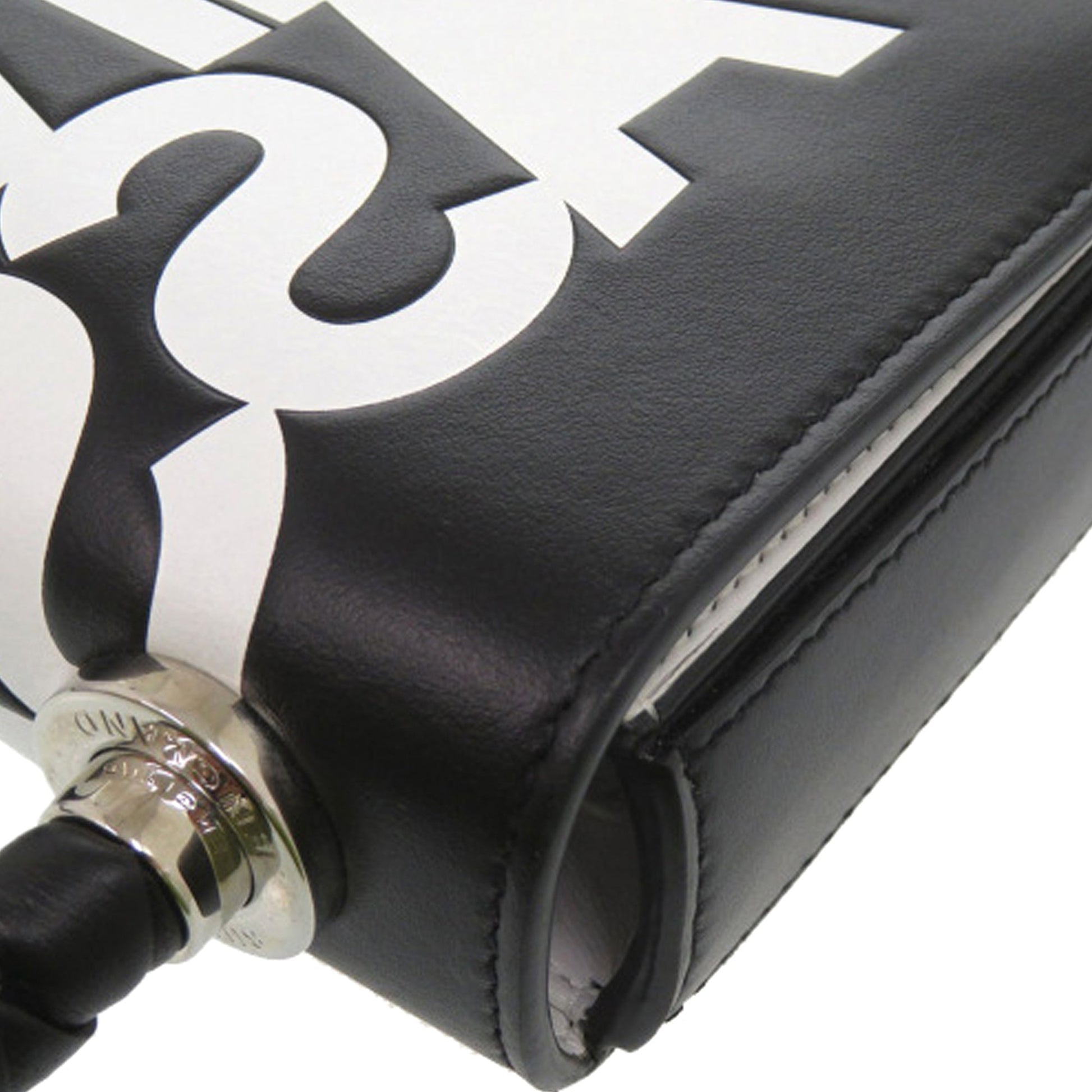 Burberry Bicolor Printed Leather Universal Passport Crossbody