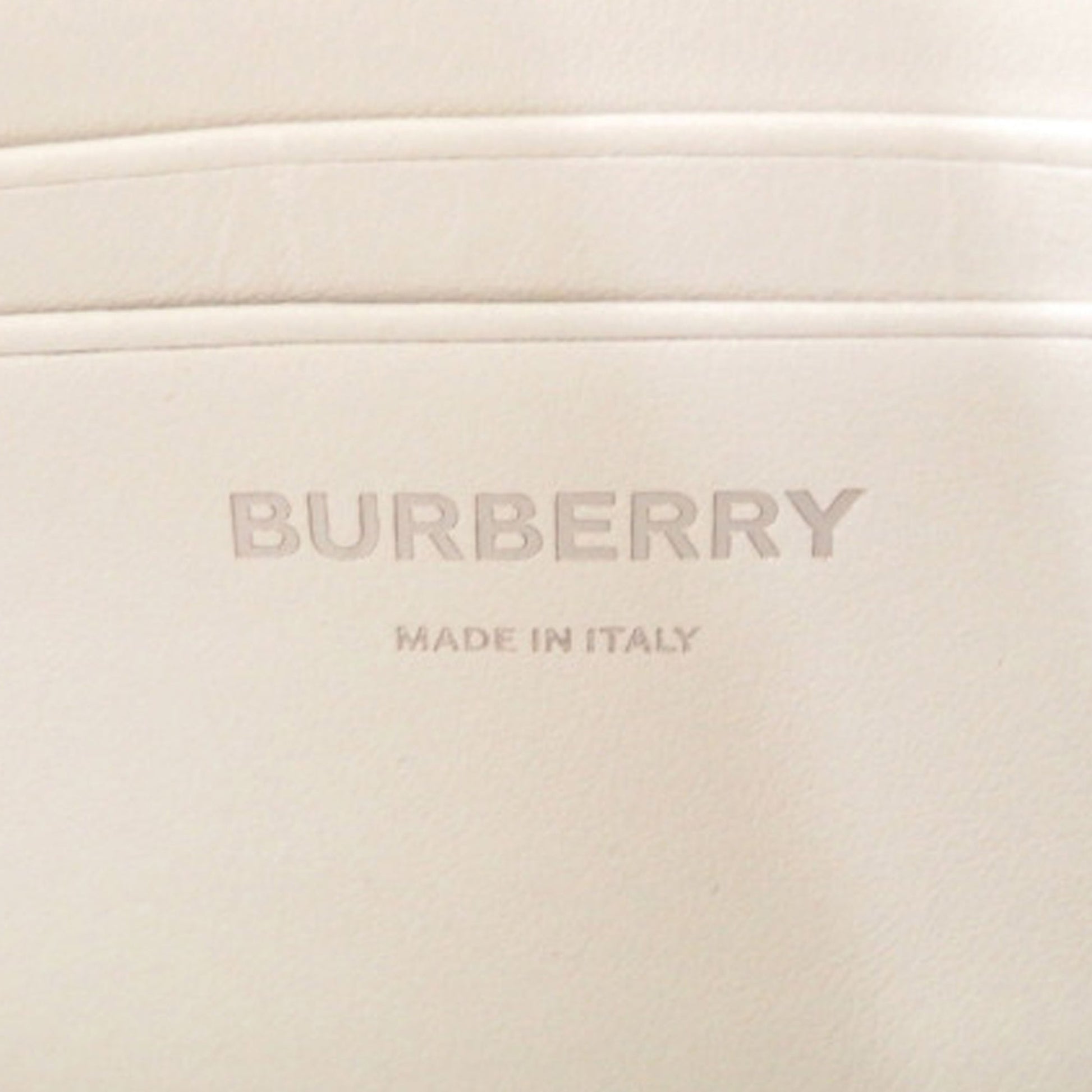 Burberry Bicolor Printed Leather Universal Passport Crossbody