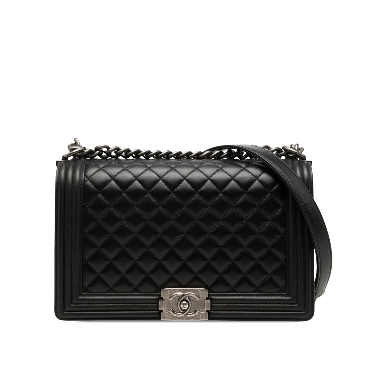 Chanel Medium Quilted Lambskin Boy Flap