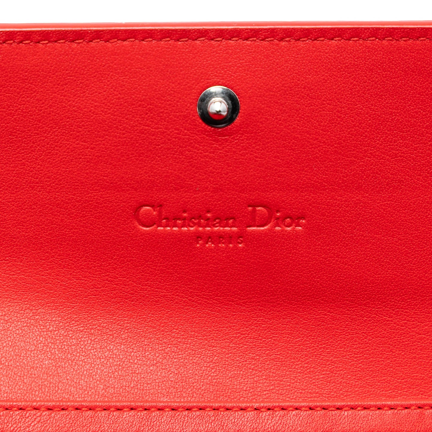 Dior Grained Patent Mania Rendez Vouz Wallet on Chain