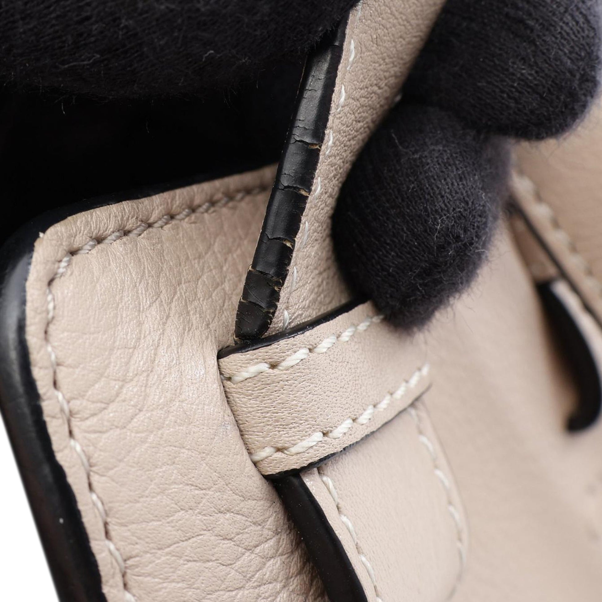 LOEWE Medium Leather Drawstring Hammock Satchel