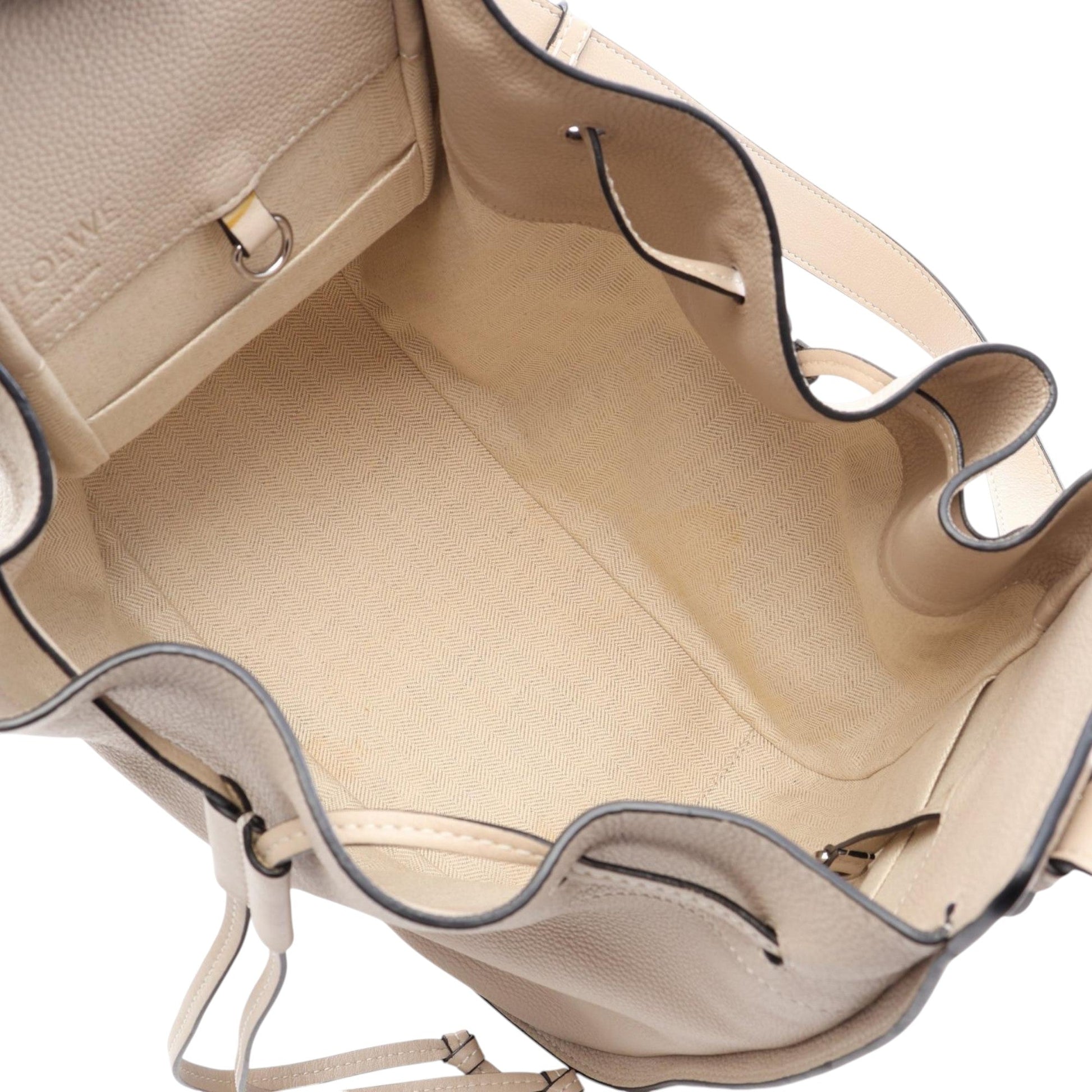 LOEWE Medium Leather Drawstring Hammock Satchel