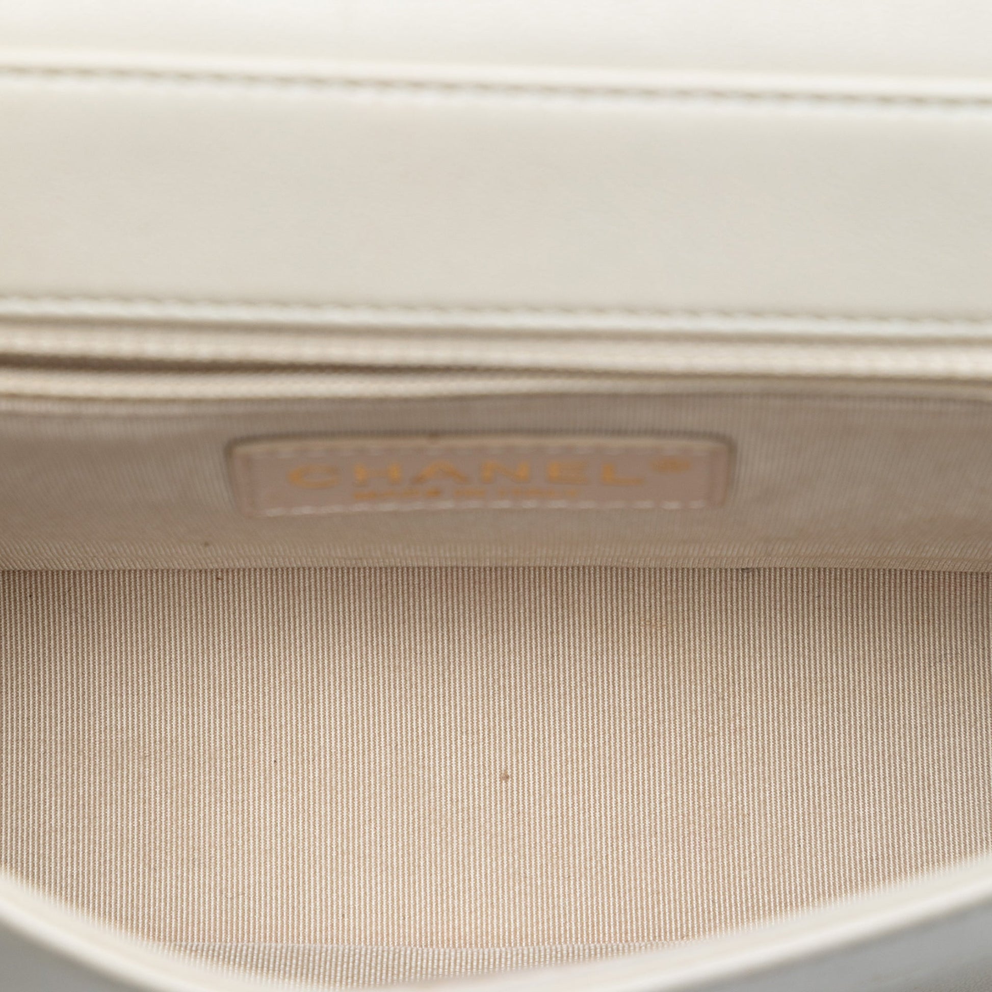 Medium Chevron Sheepskin Mademoiselle Vintage Flap