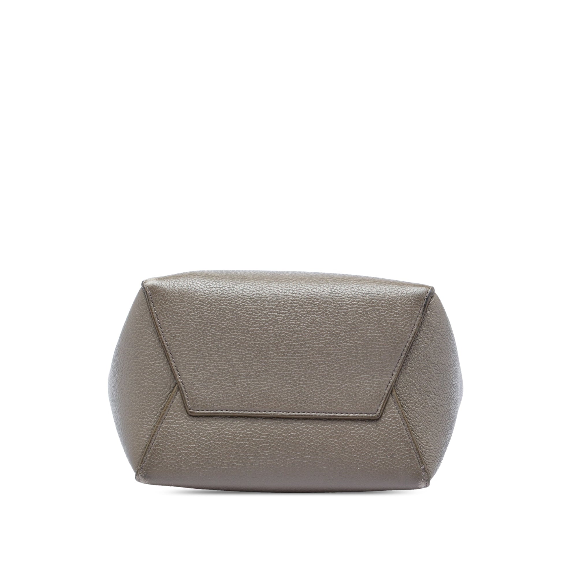 Celine Small Soft Grained Calfskin Seau Sangle Bucket Bag