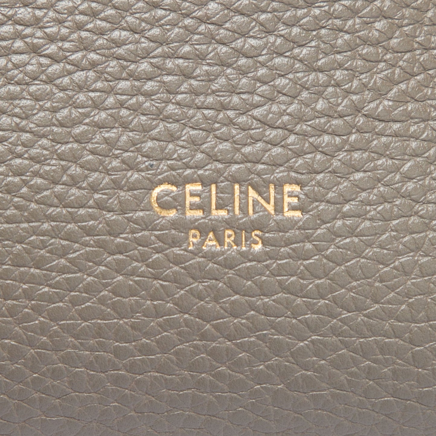 Celine Small Soft Grained Calfskin Seau Sangle Bucket Bag