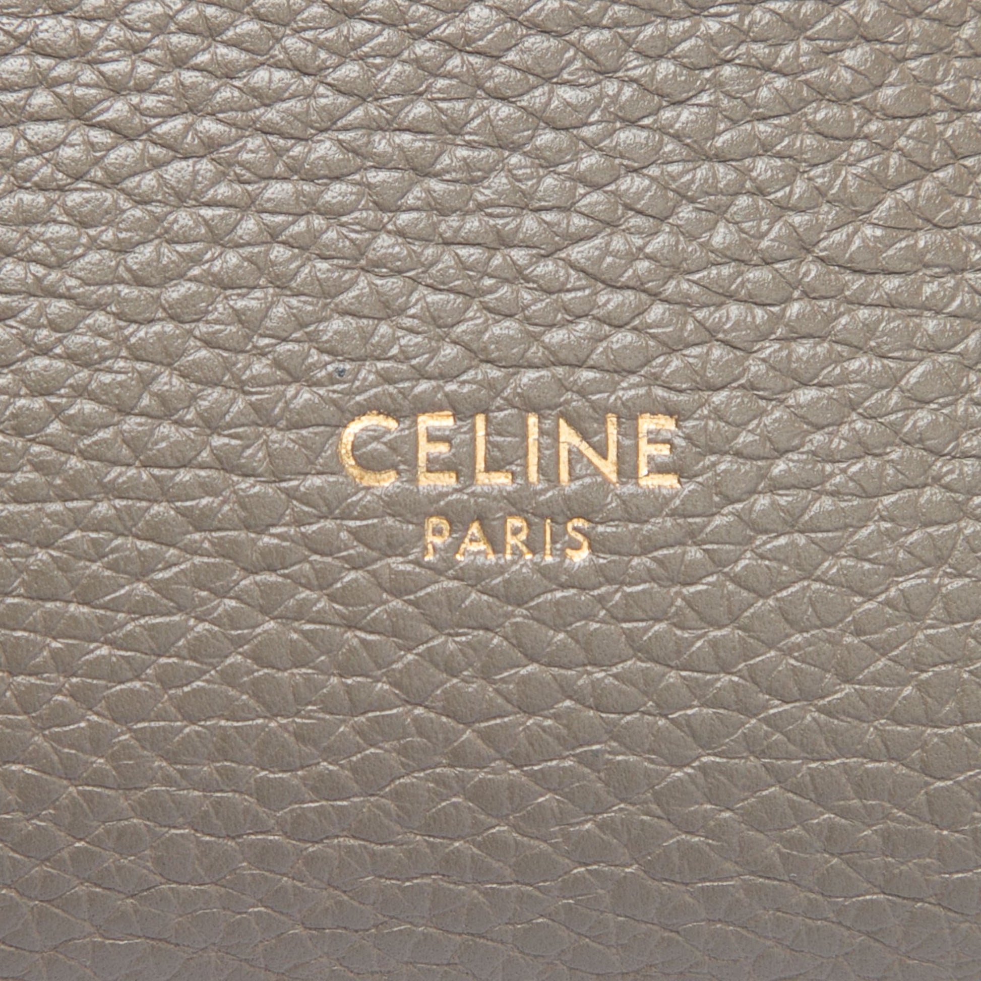 Celine Small Soft Grained Calfskin Seau Sangle Bucket Bag