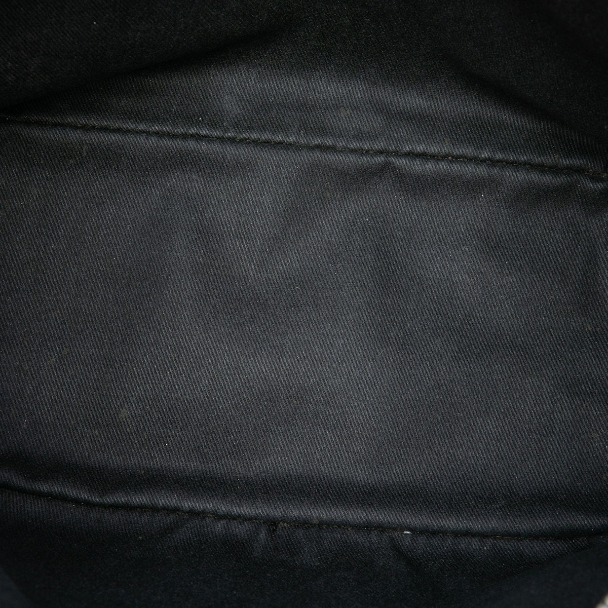 Celine C Macadam Suede Shoulder Bag — Black
