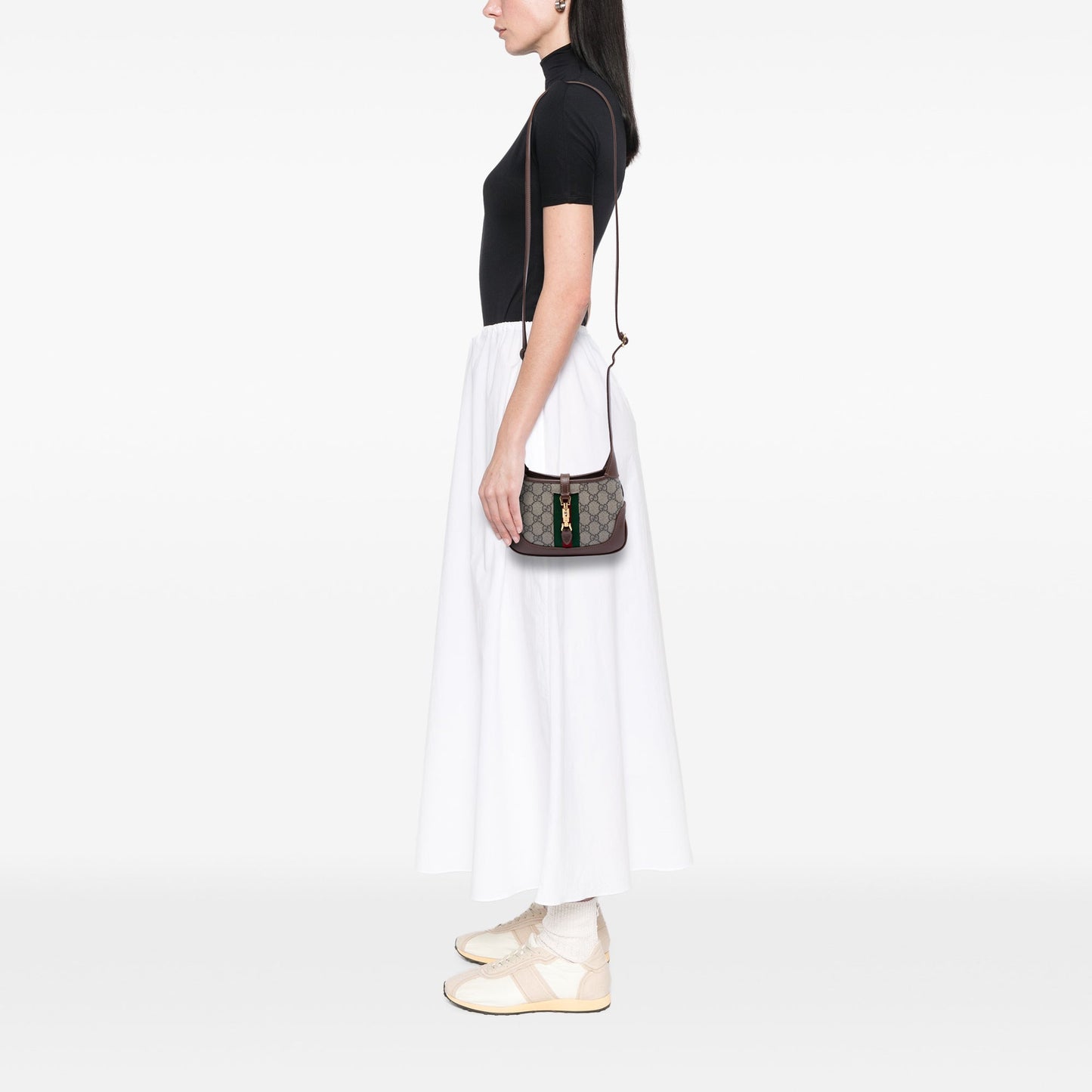 Gucci Mini GG Supreme Web Jackie 1961 Crossbody