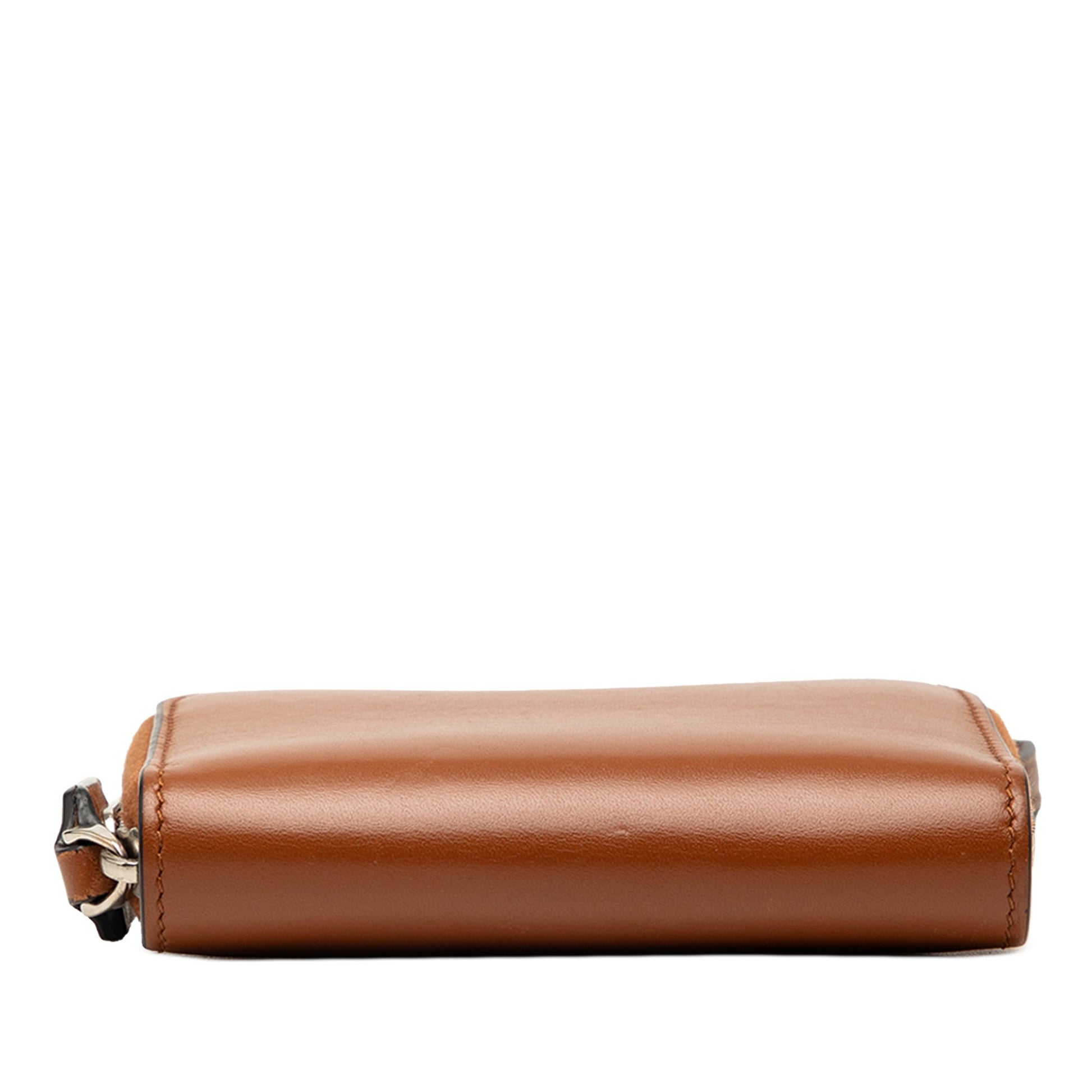 Valentino Leather VLogo Wallet On Strap