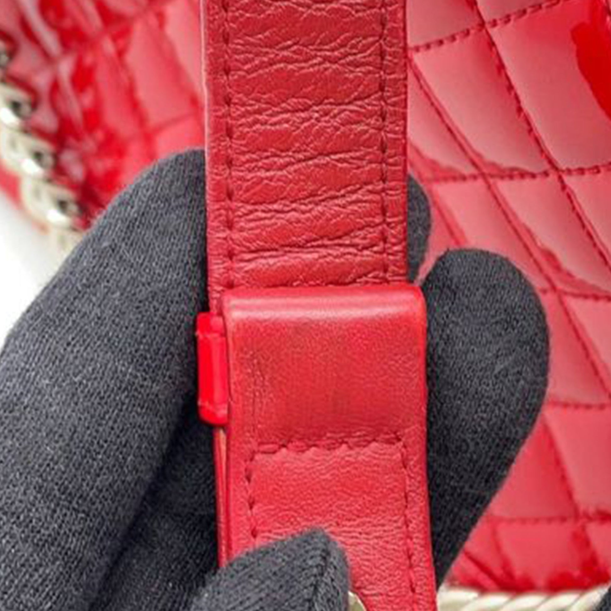 Chanel Medium Quilted Patent Acrylic Boy Flap