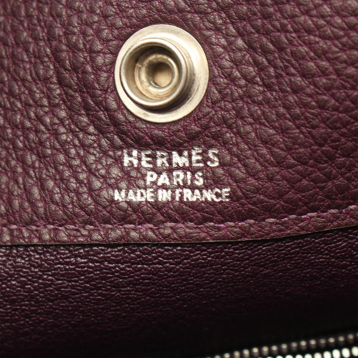 Hermès Togo Fourre Tout MM — Purple