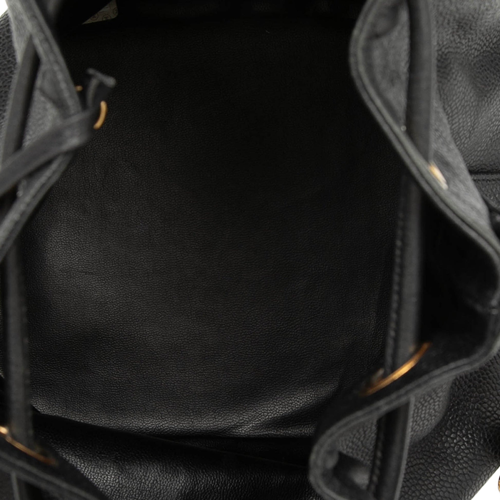 Chanel Caviar Triple CC Drawstring Bucket Bag