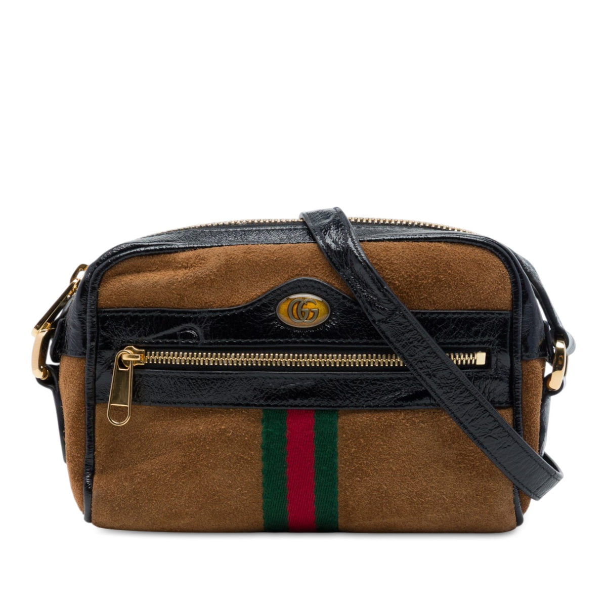 Gucci Mini Suede Web Ophidia Crossbody