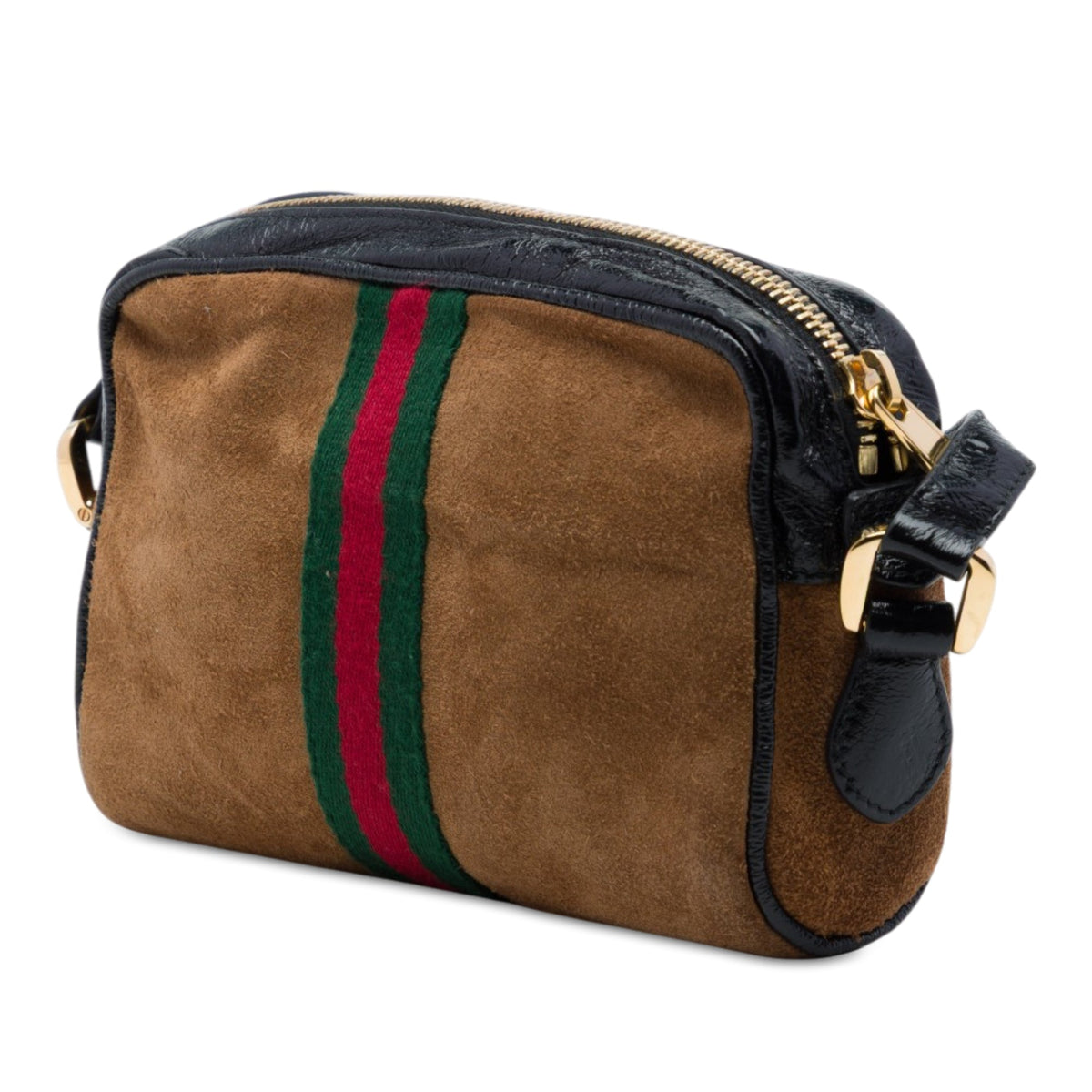 Gucci Mini Suede Web Ophidia Crossbody