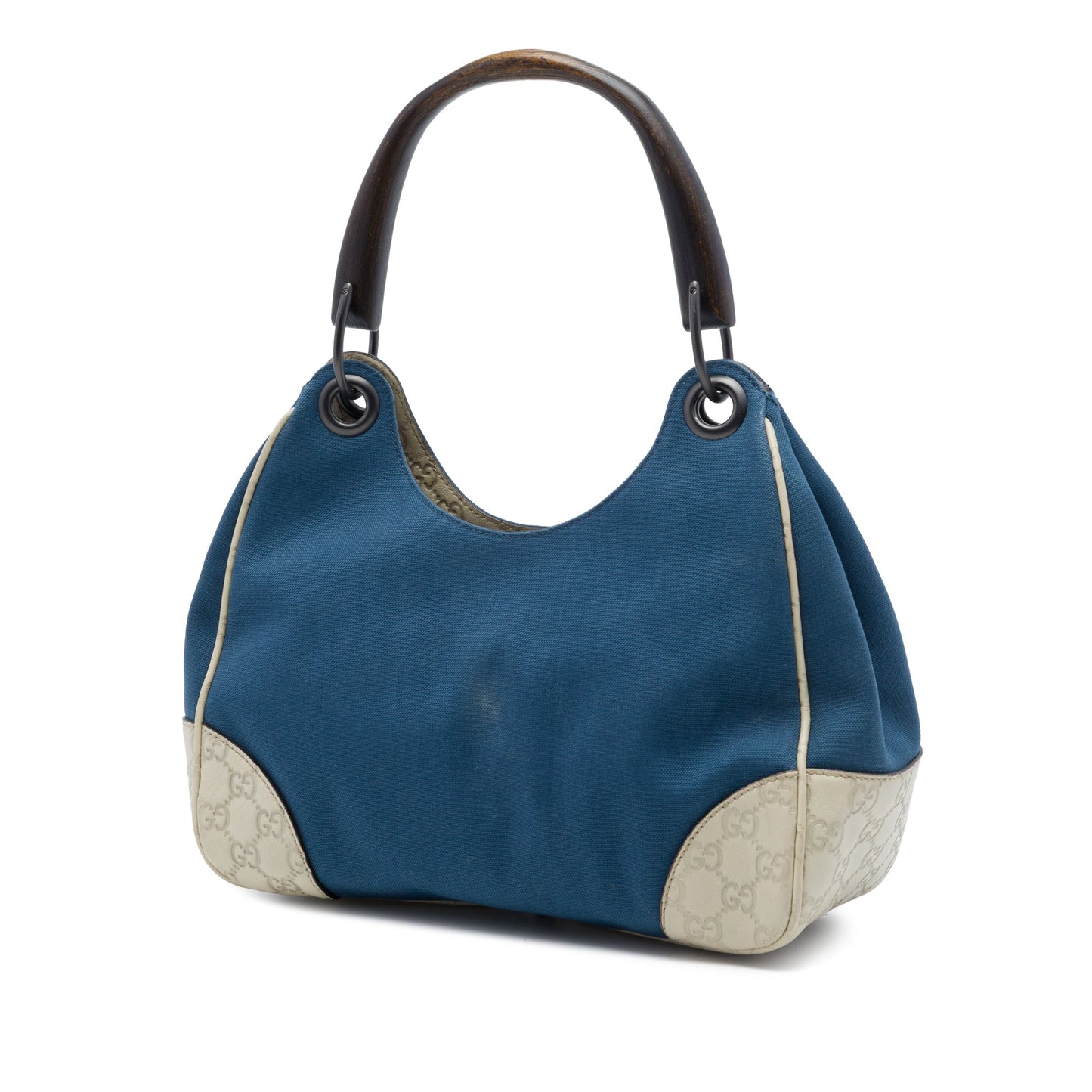 Gucci Guccissima Trimmed Canvas Colbert Shoulder Bag