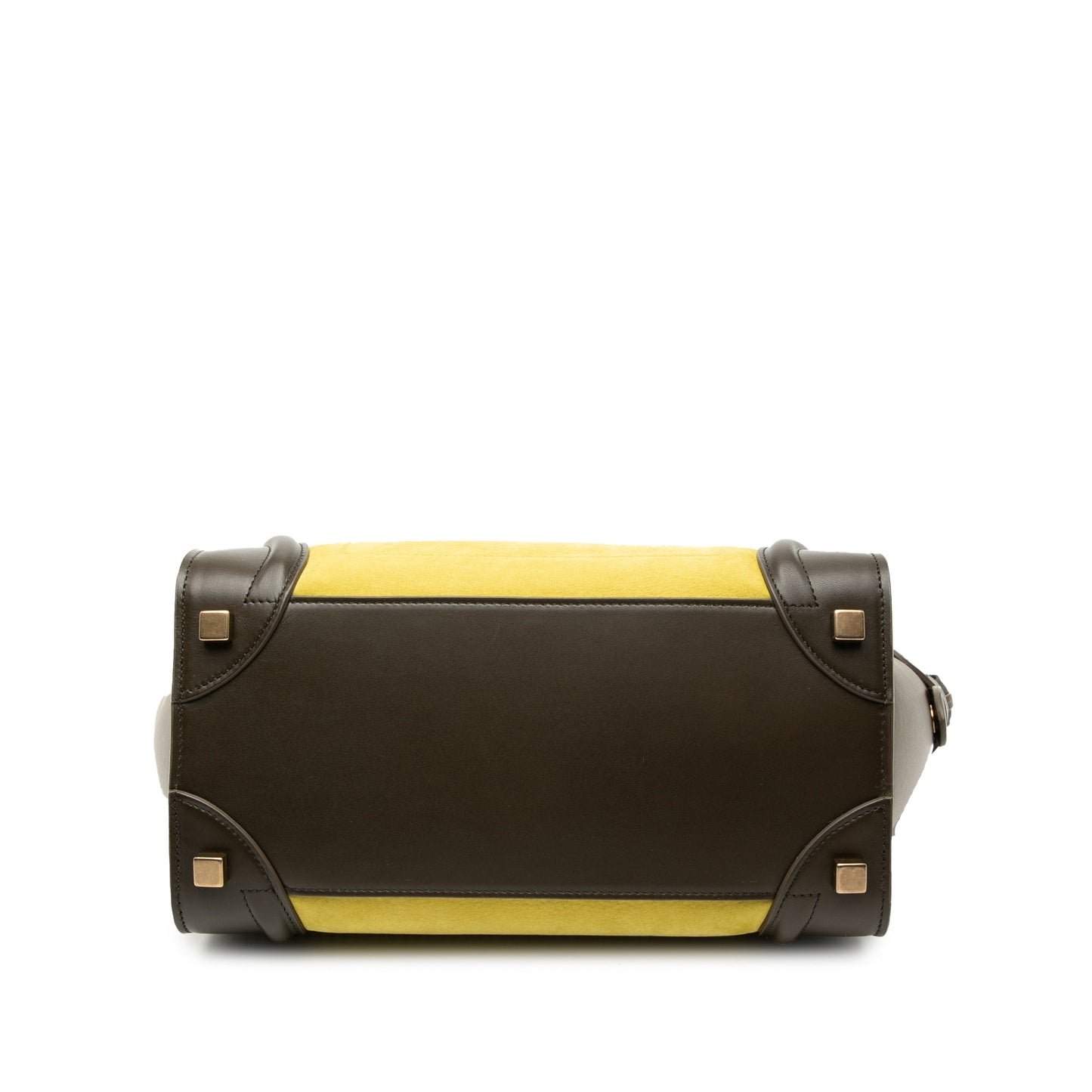 Celine Micro Tricolor Leather Luggage Tote