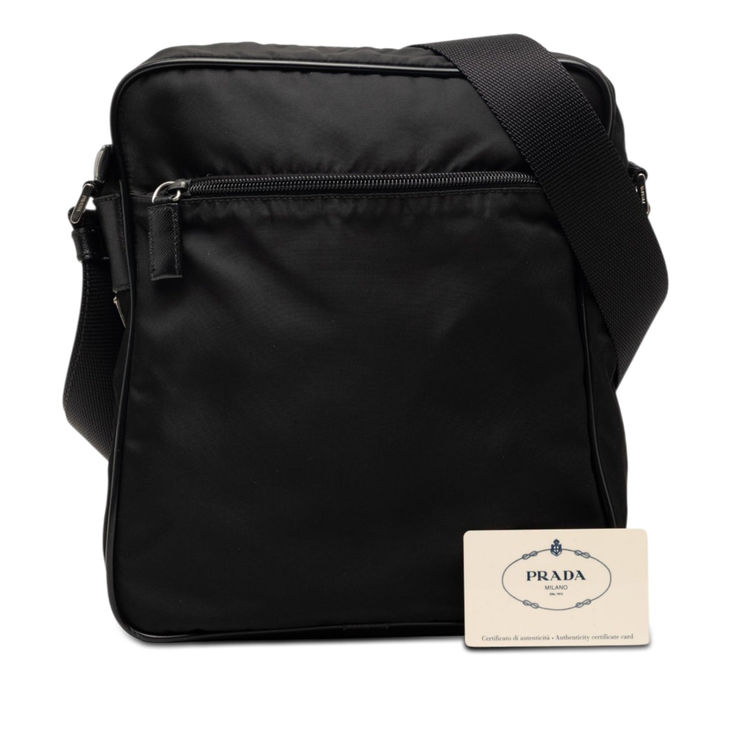 Prada Tessuto Zip Top Crossbody