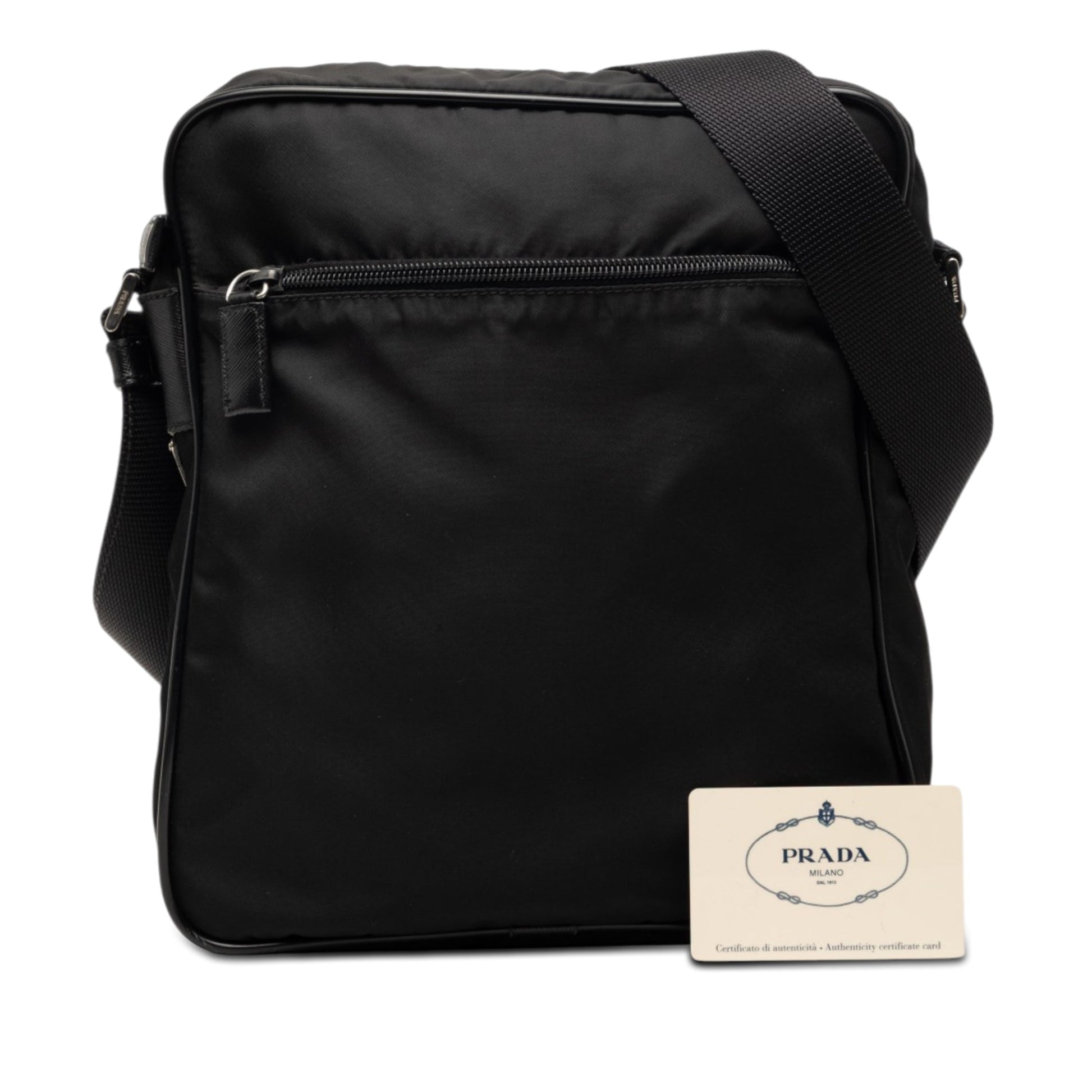 Prada Tessuto Zip Top Crossbody