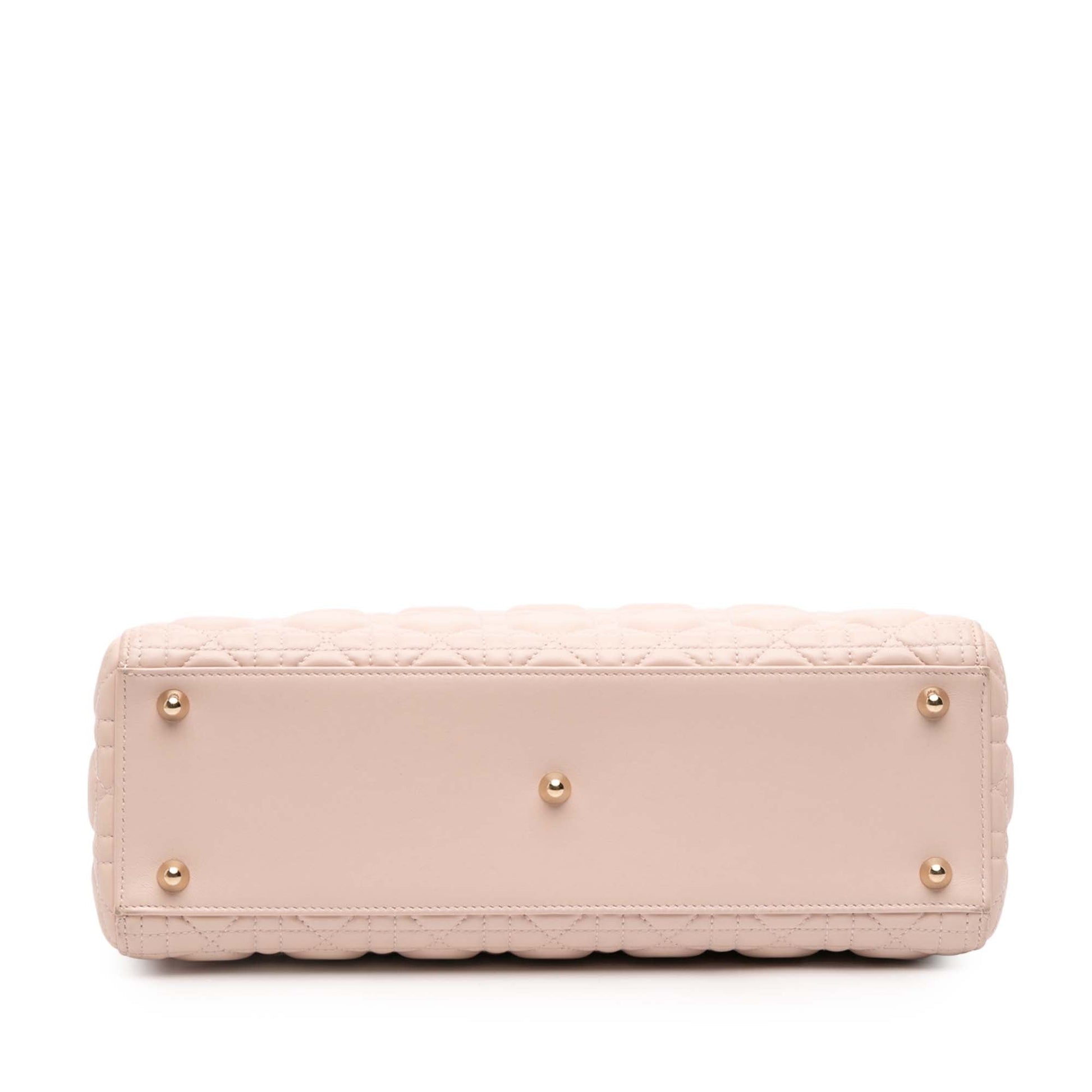 Dior Large Lambskin Cannage Lady Dior
