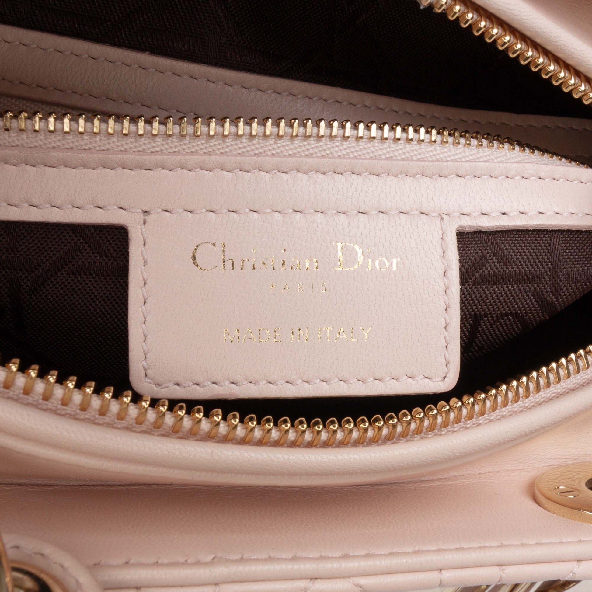 Dior Large Lambskin Cannage Lady Dior