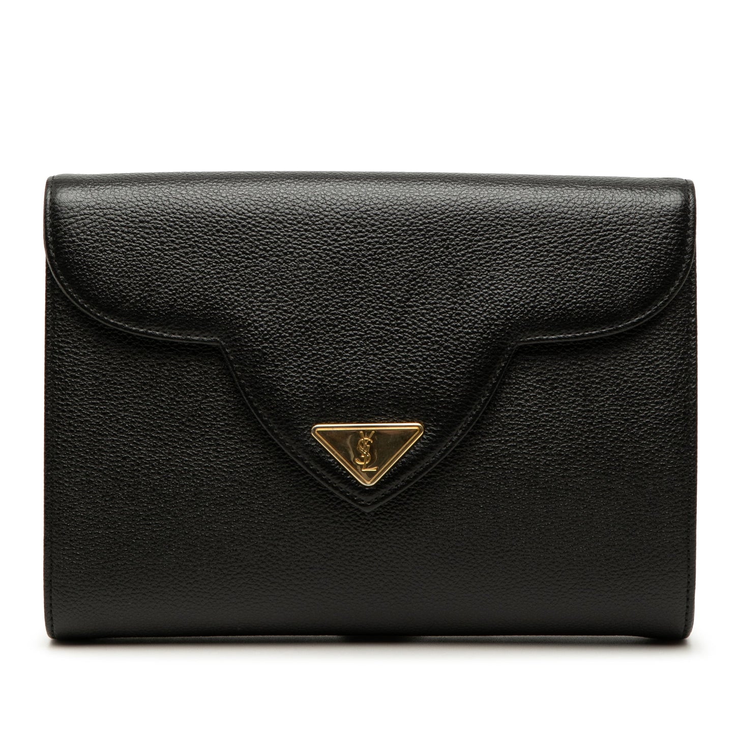Saint Laurent Grained Calfskin Clutch
