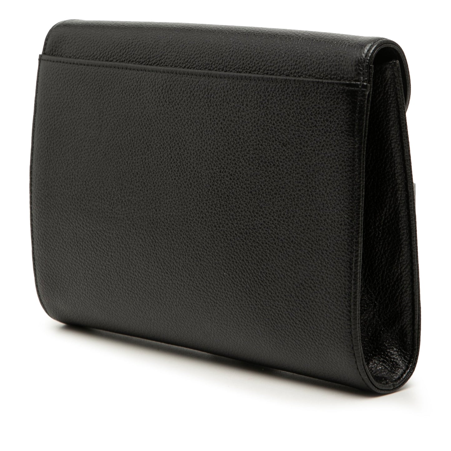 Saint Laurent Grained Calfskin Clutch