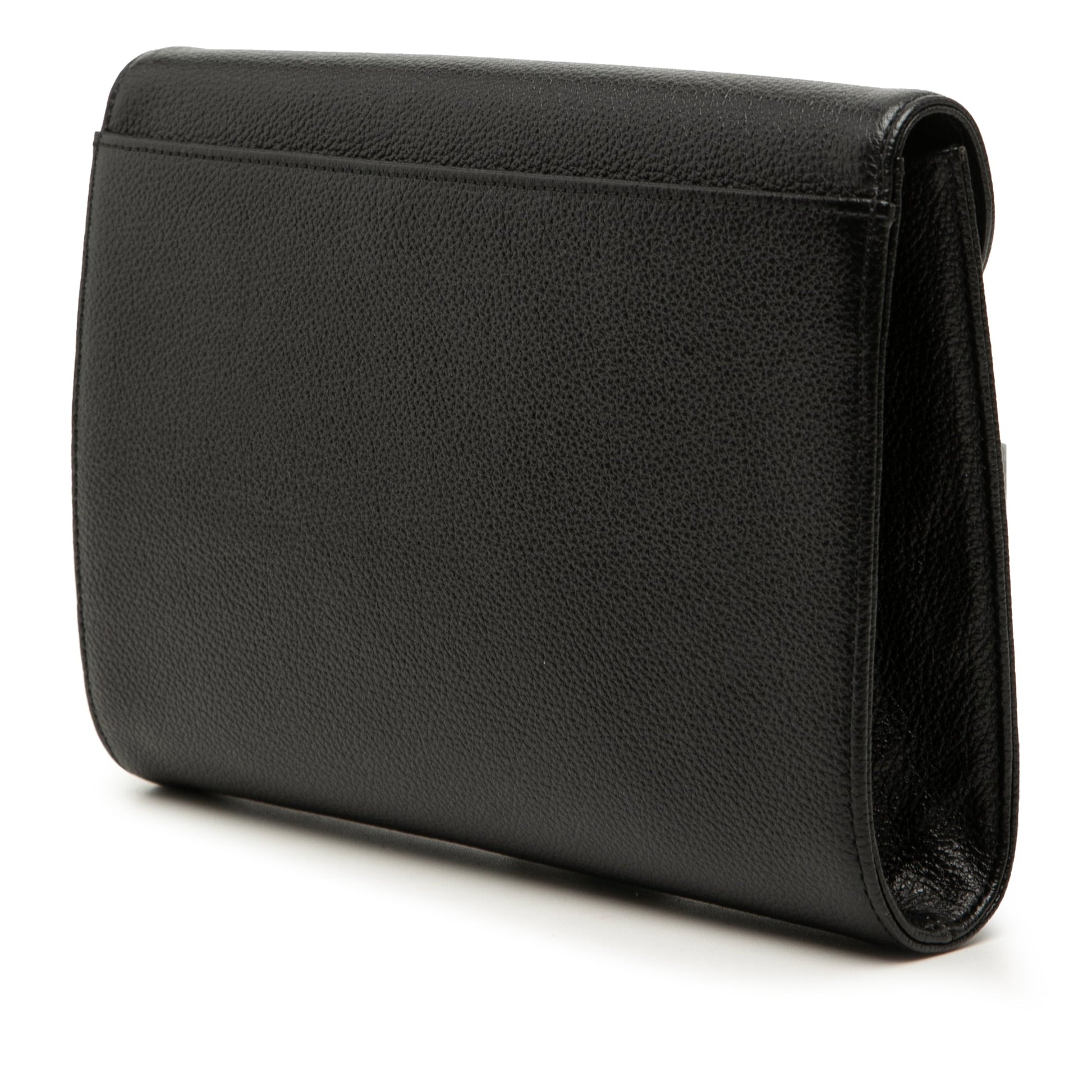 Saint Laurent Grained Calfskin Clutch