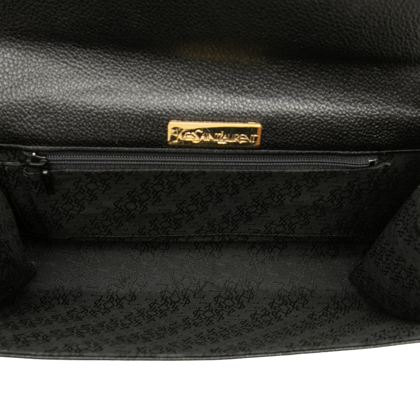 Saint Laurent Grained Calfskin Clutch