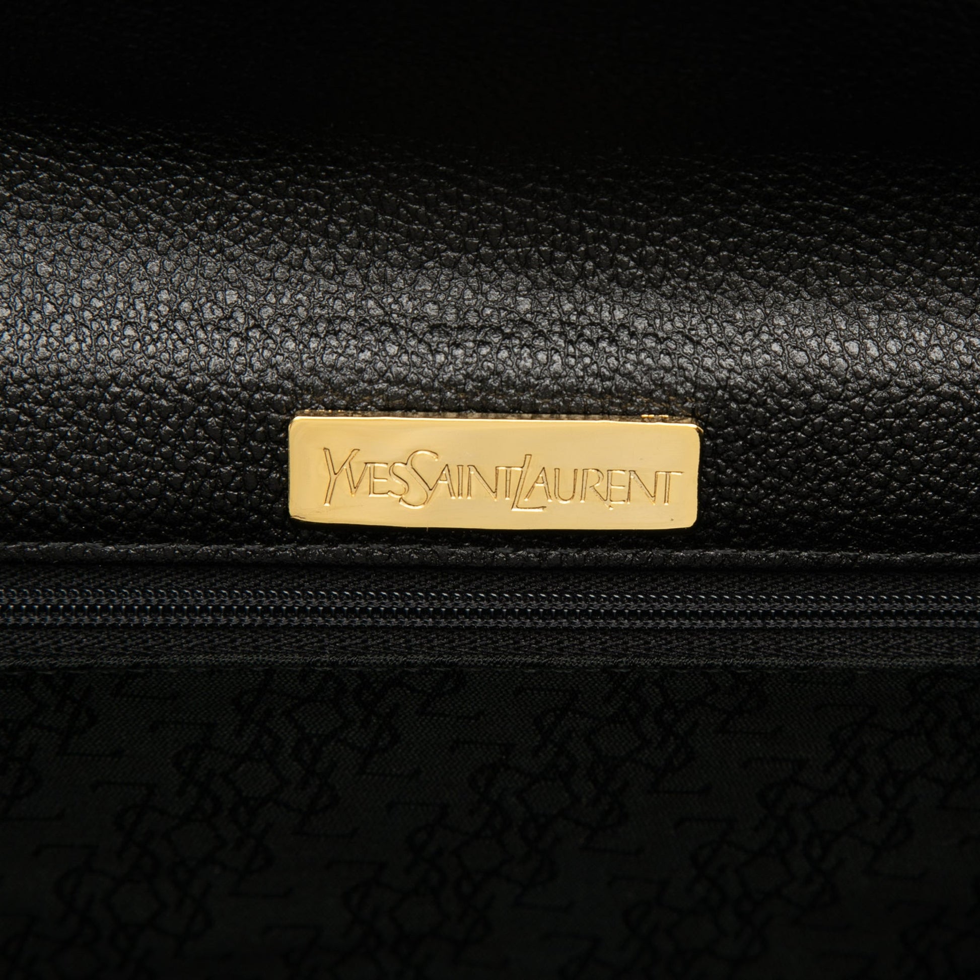 Saint Laurent Grained Calfskin Clutch