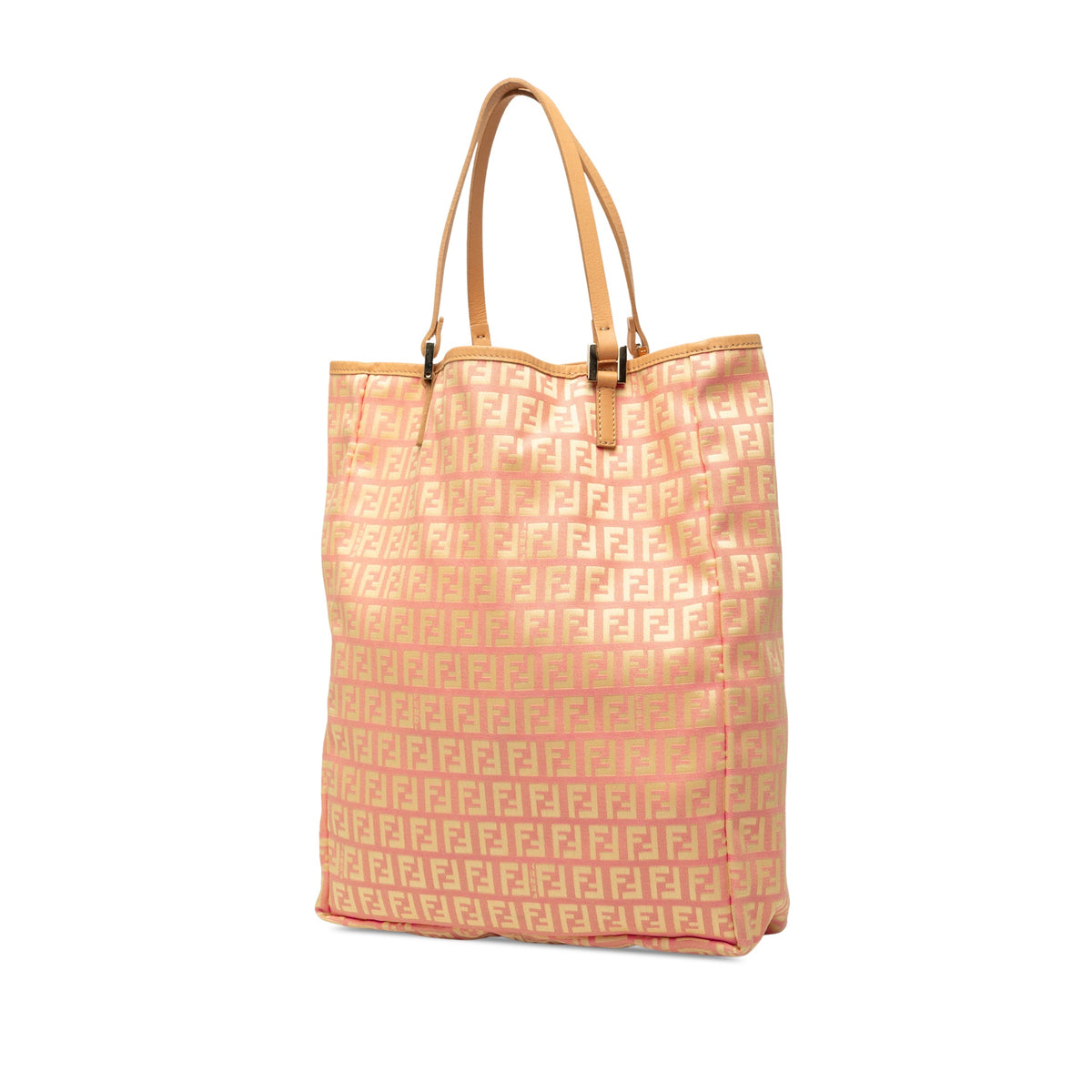 Fendi Zucchino Canvas Vertical Tote