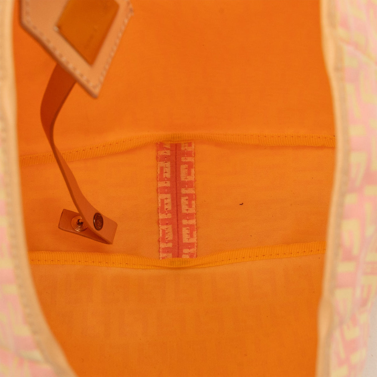 Fendi Zucchino Canvas Vertical Tote