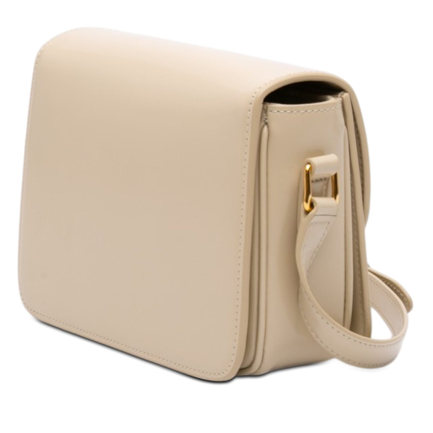Celine Teen Shiny Calfskin Triomphe Crossbody
