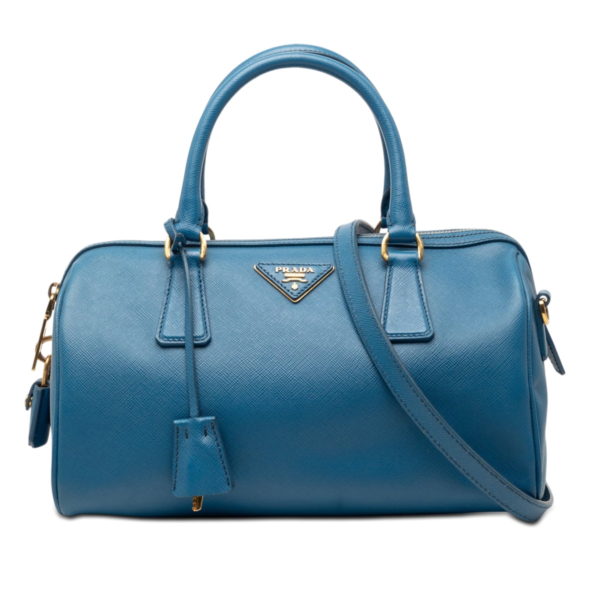 Prada Saffiano Lux Boston Bag