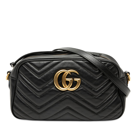 Gucci Small GG Marmont Matelasse Calfskin Crossbody