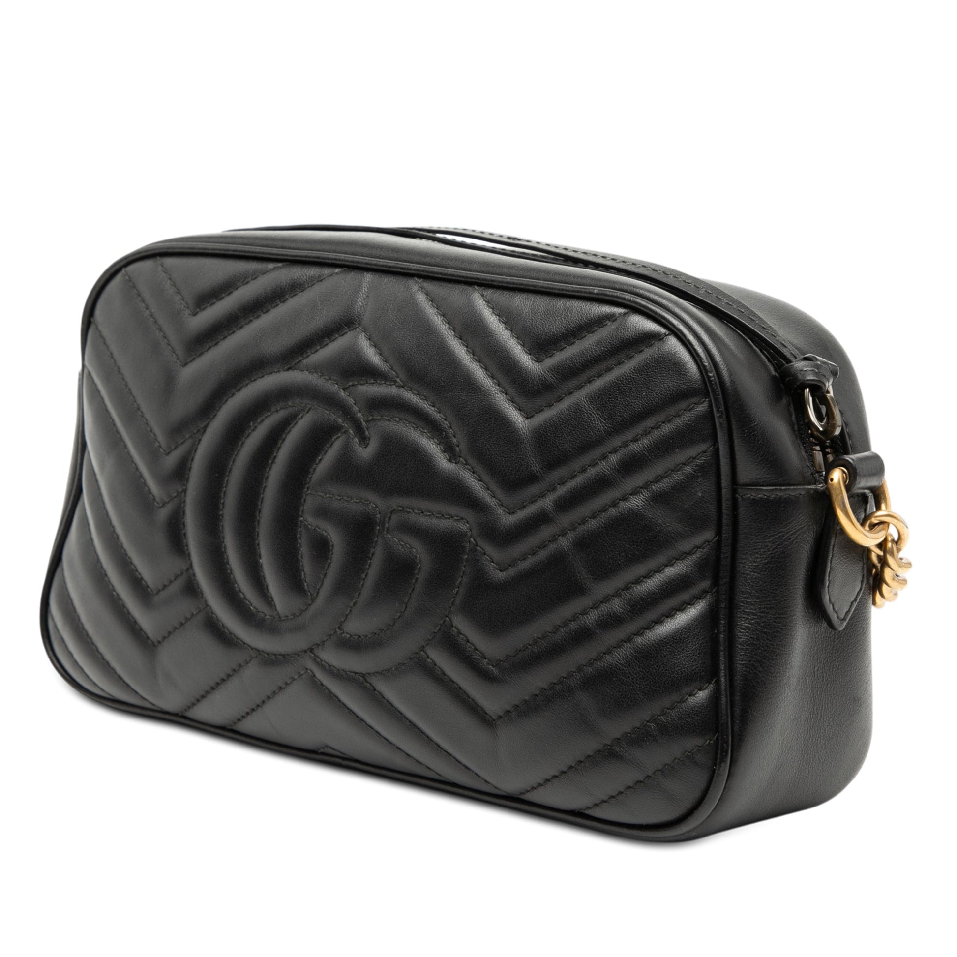 Gucci Small GG Marmont Matelasse Calfskin Crossbody