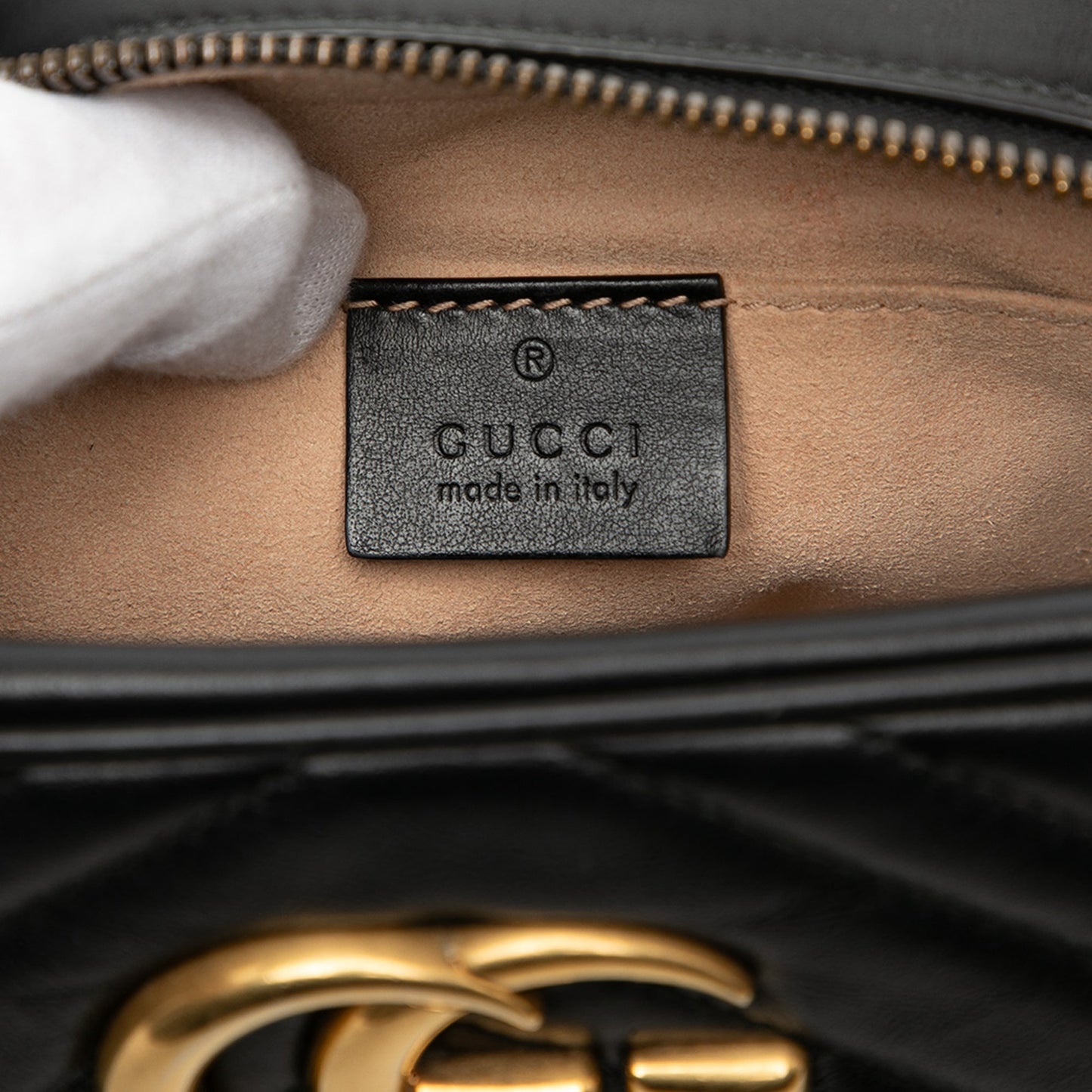 Gucci Small GG Marmont Matelasse Calfskin Crossbody