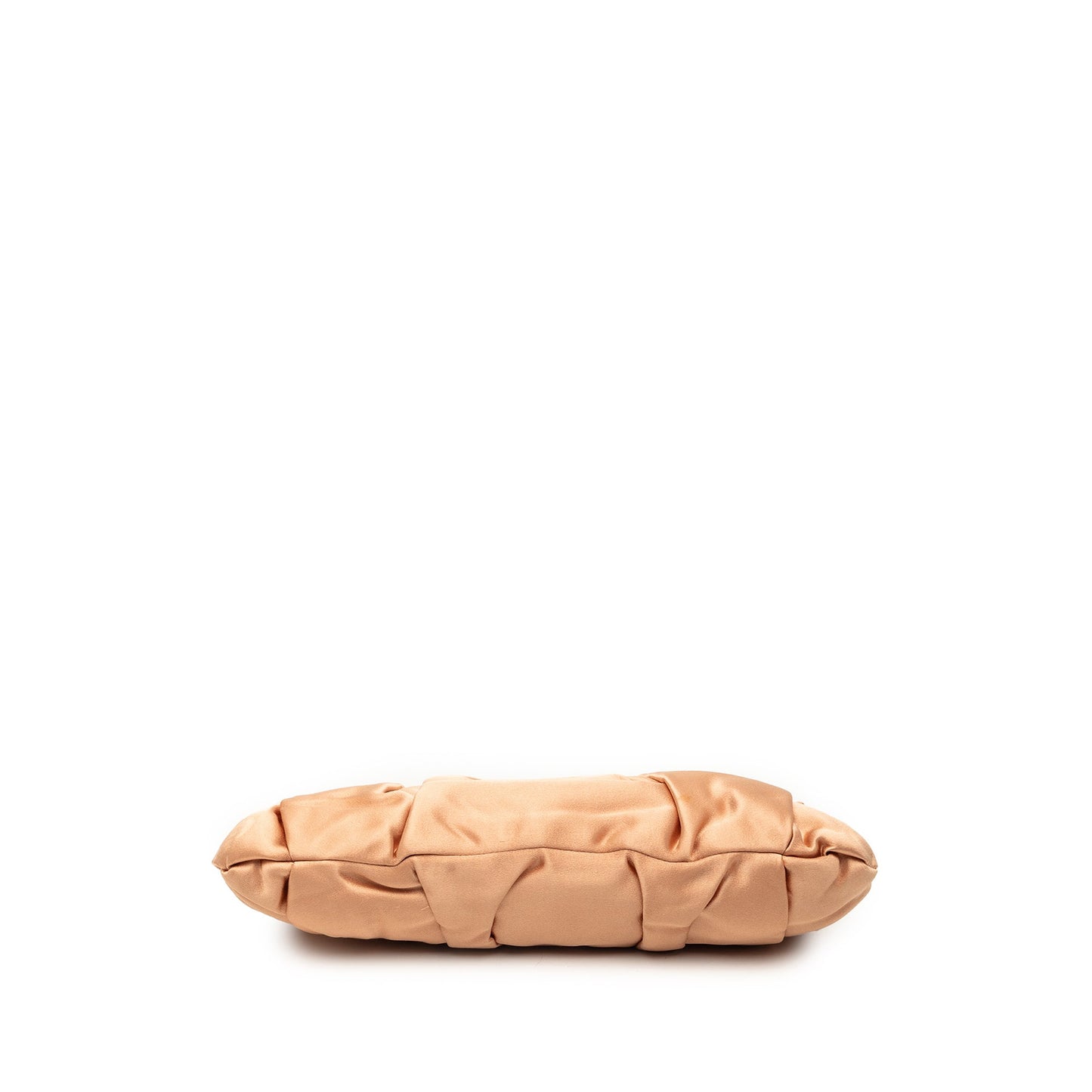 Miu Miu Pleated Satin Flap Clutch
