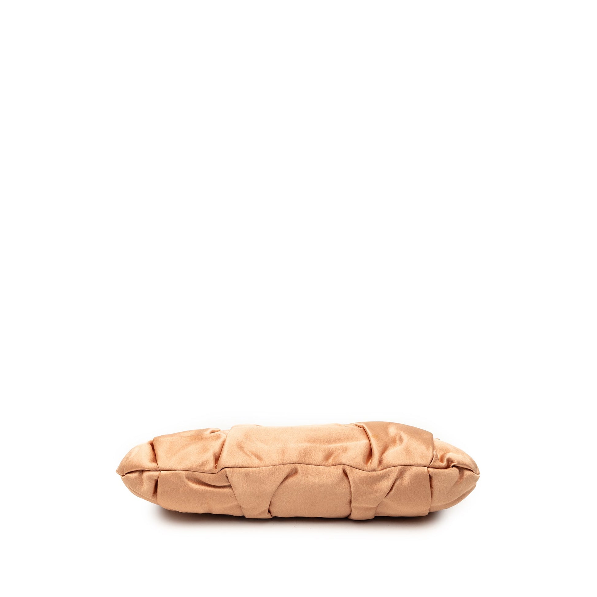 Miu Miu Pleated Satin Flap Clutch