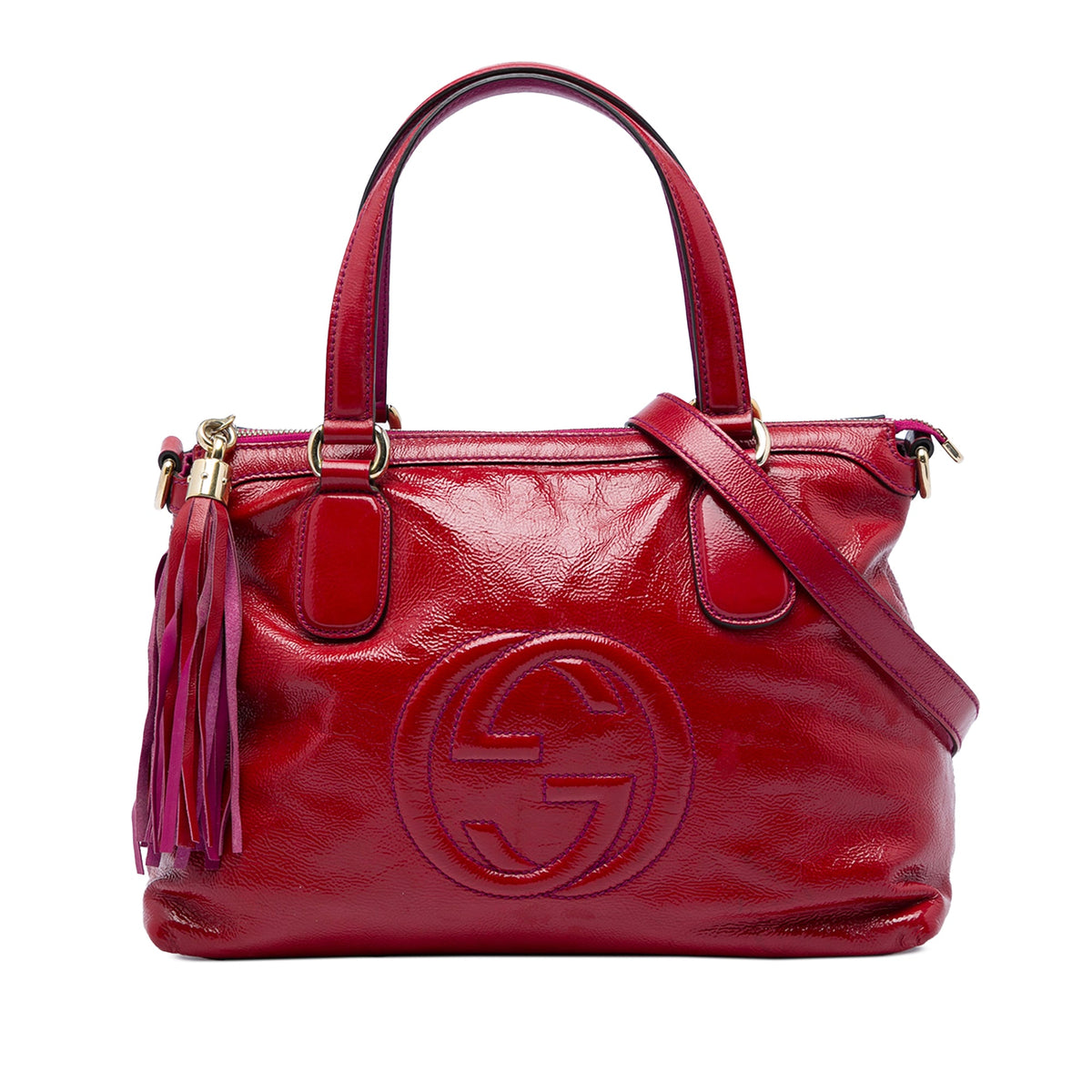 Gucci Small Patent Soho Working Satchel