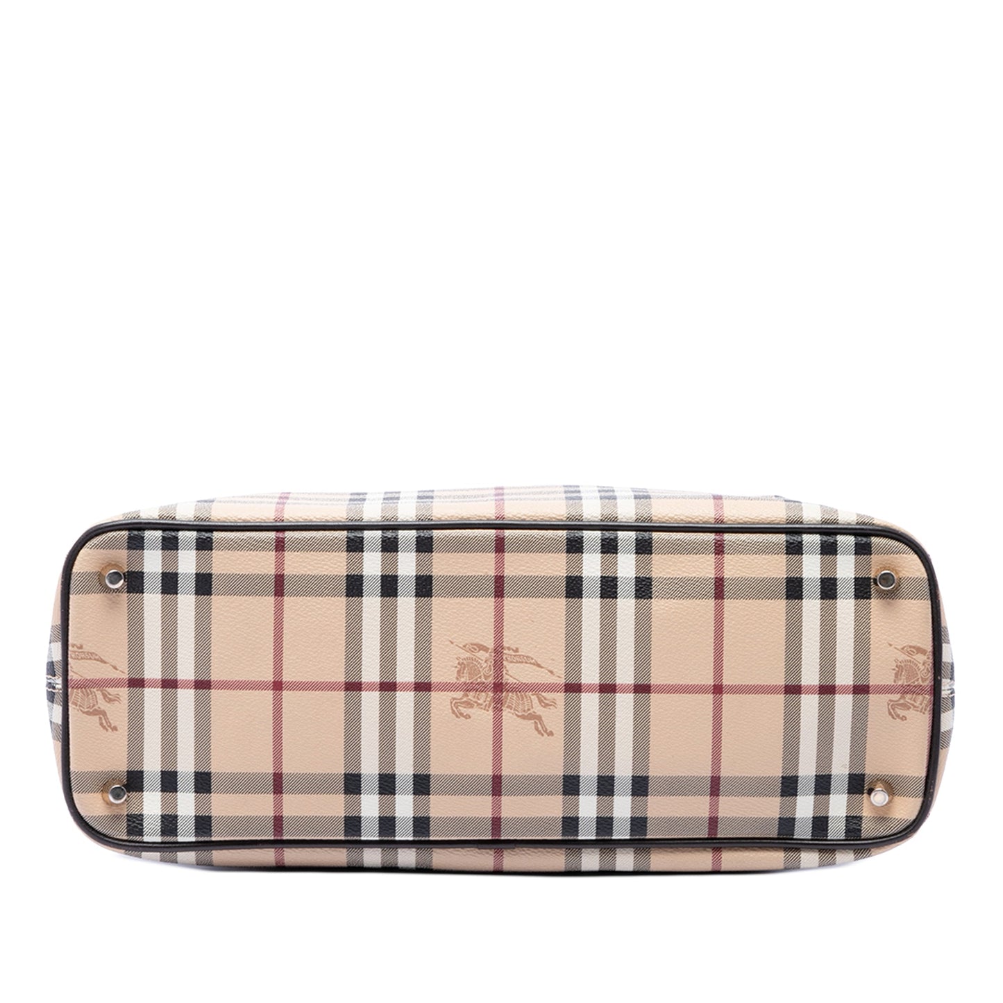 Burberry Haymarket Check Coated Canvas Tote