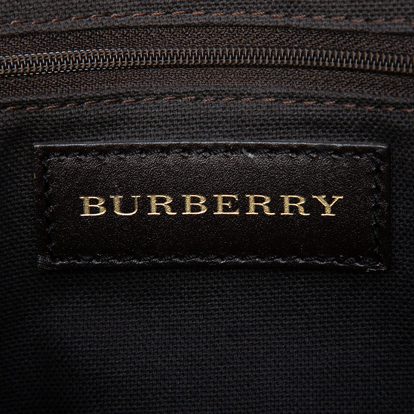Burberry Haymarket Check Coated Canvas Tote