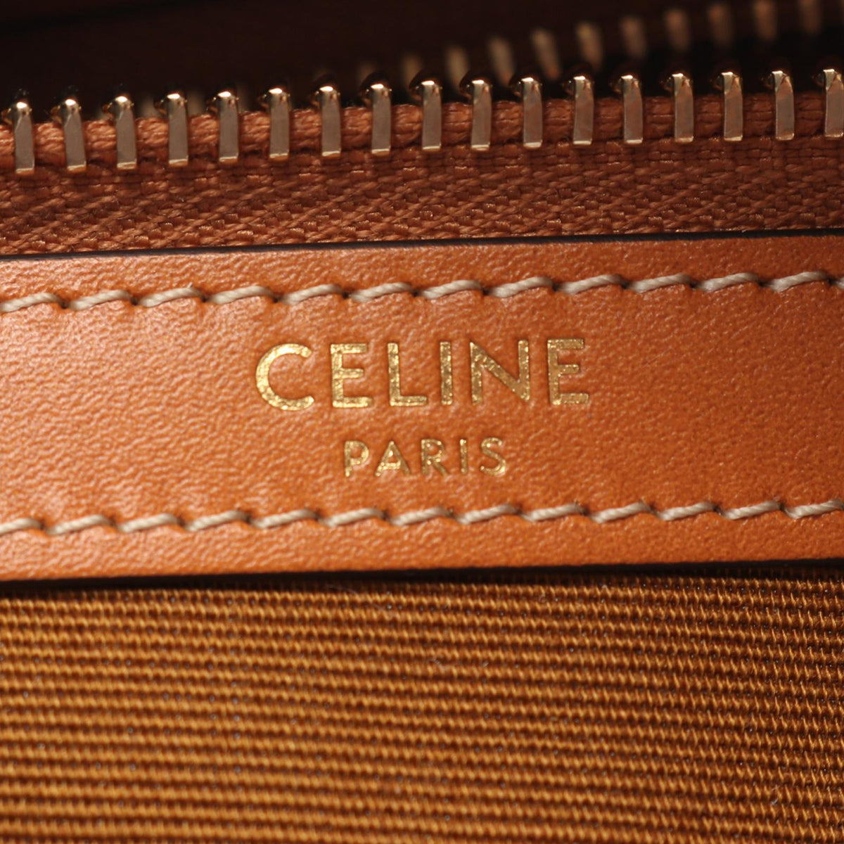 Celine Medium Triomphe Coated Canvas Flat Shopper Tote