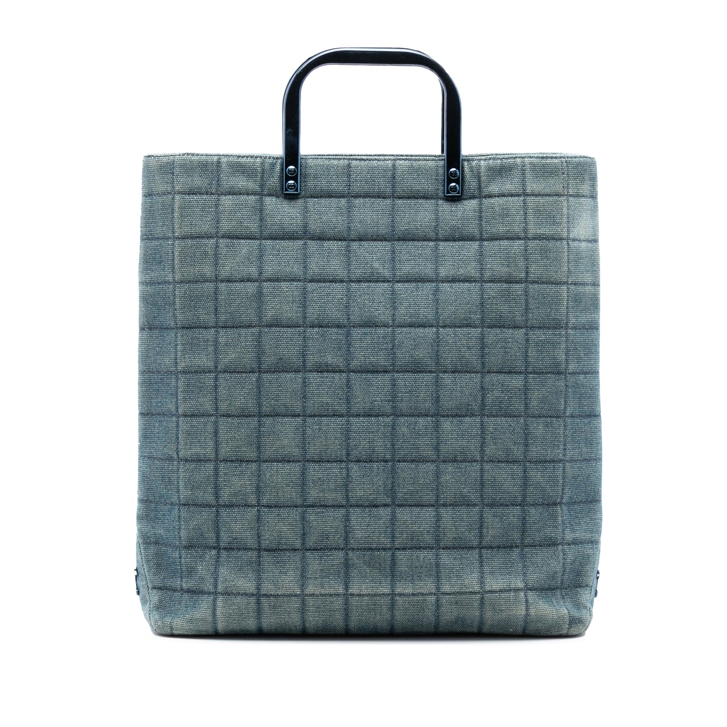 Chanel CC Chocolate Bar Denim Tote