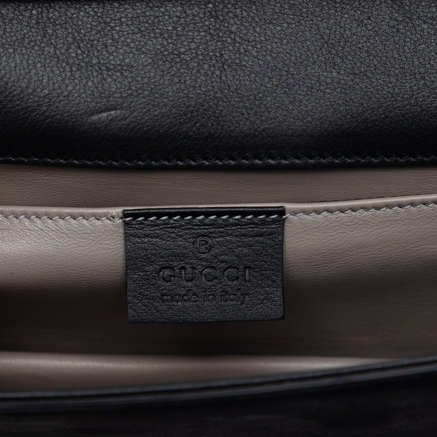 Gucci Suede Crystal Embellished Shoulder Bag