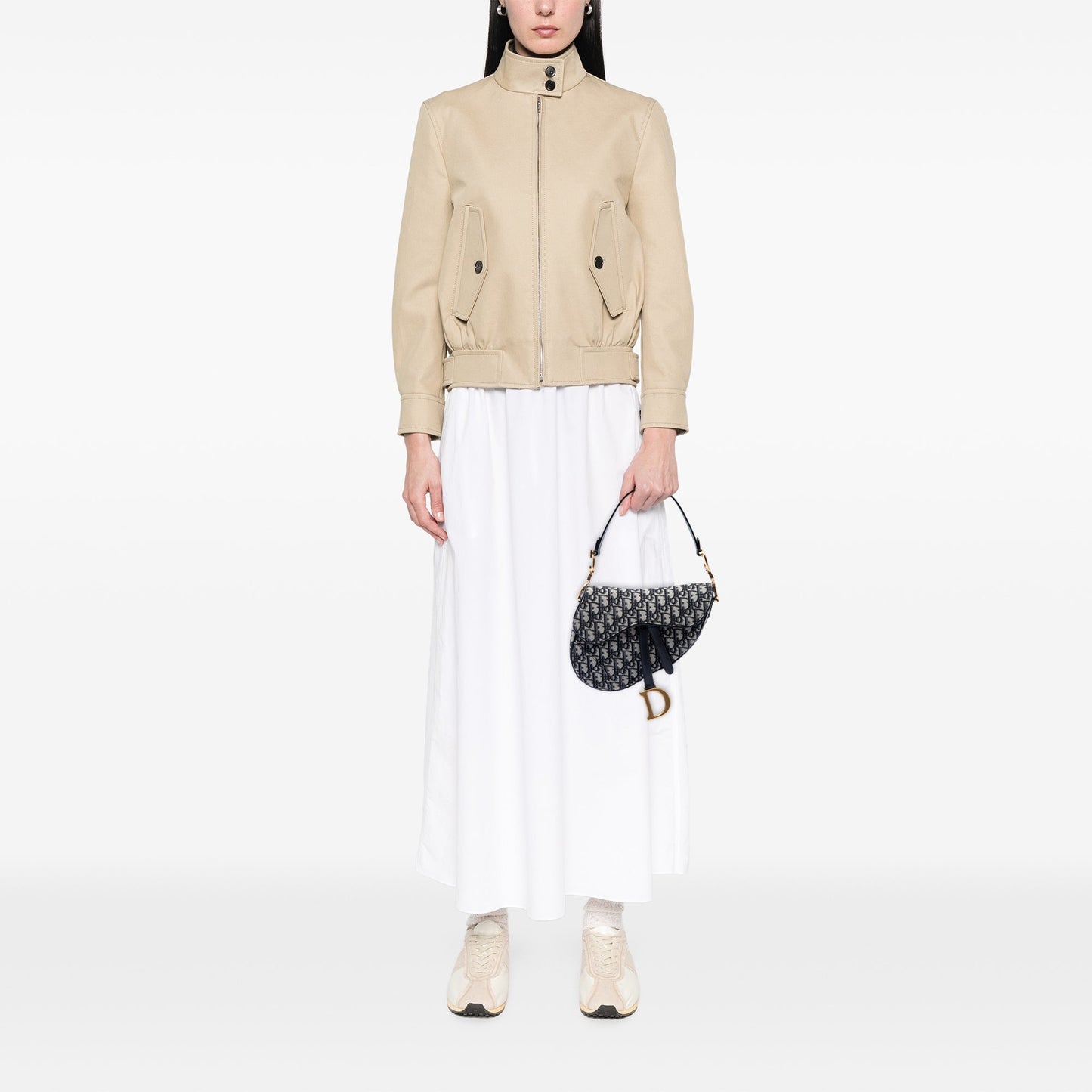 Dior Oblique Canvas Saddle Bag