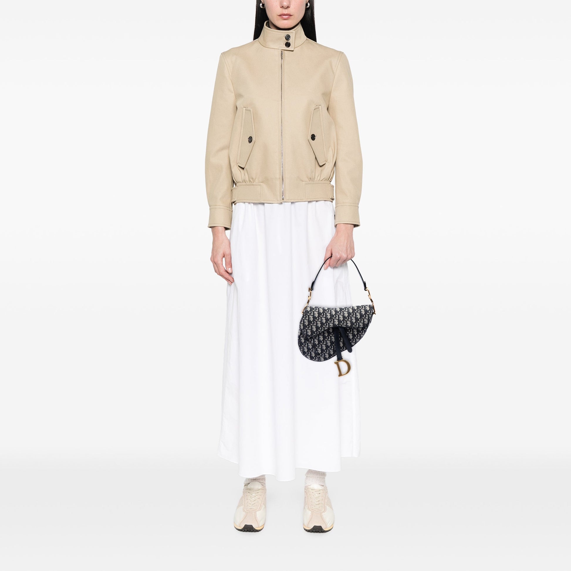 Dior Oblique Canvas Saddle Bag